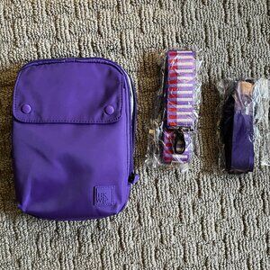 IHKWIP Periwinkle XL Everyday Essentials Crossbody with 2 Straps - NEW w/o tags